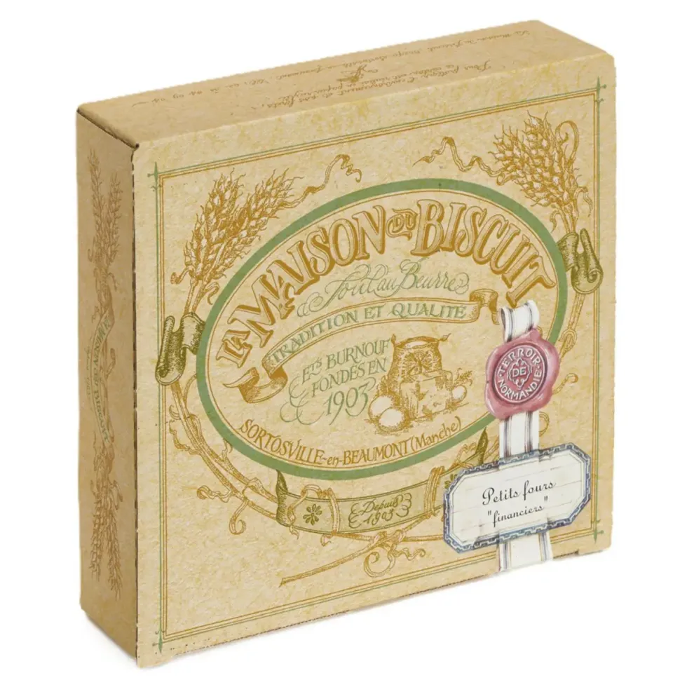 Boite de petits fours financiers La Maison du Biscuit - 500 g