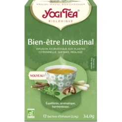 Boite de thé bien-être intestinal Yogi tea - 17 sachets