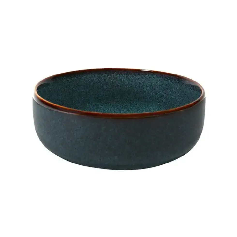 Bol coloris bleu en grès réactif Volga - Ø 15 cm