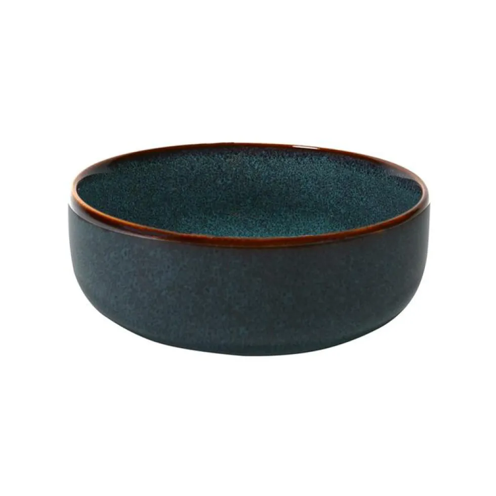 Bol coloris bleu en grès réactif Volga - Ø 15 cm