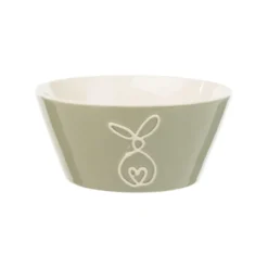 Bol à céréales en new bone coloré avec motif animal Frieda - Ø 14 x H 6,5 cm