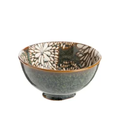 Bol en porcelaine coloris marron Penjab – Ø 15 cm (produit vendu à l'unité, livré aléatoirement parmi trois modèles)