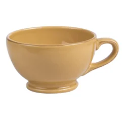 Bol Jumbo coloris jaune en grès - Ø 14,5 cm