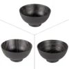 Bol Lava coloris noir en grès - Ø 15 cm