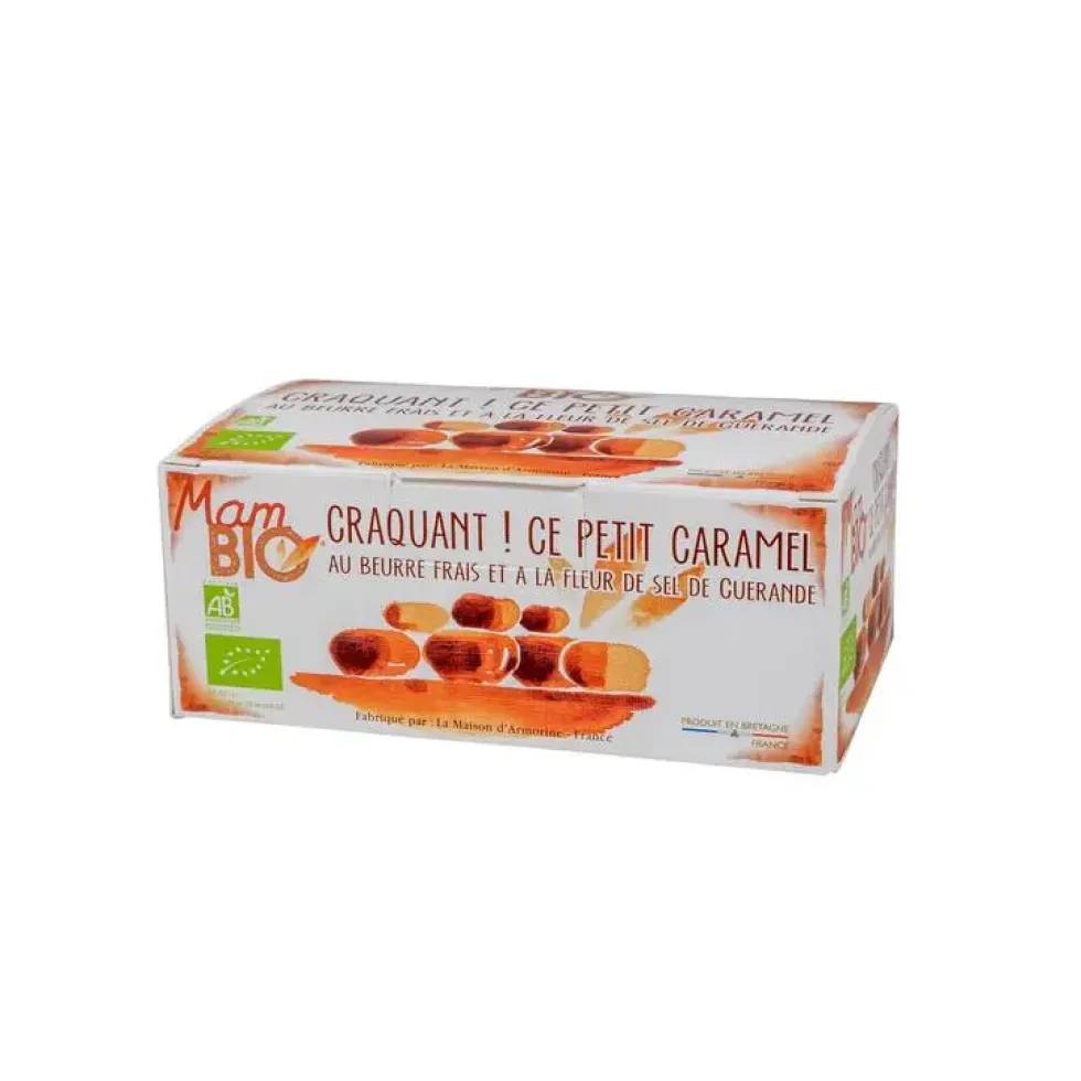 Bonbons de caramel dur au beurre en boite de 140 g