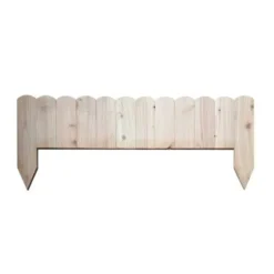 Bordure droite pleine en bois 120x30 cm