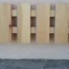 Bordure lame plate droite coloris bois - 55 x 15/25 cm