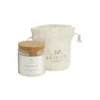 Bougie parfumée en pochon Saugettes Les Essentielles senteur citron meringué - 100 g