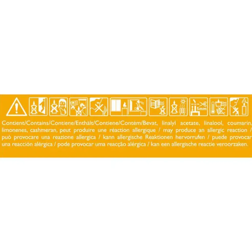 Bougie parfumée rechargeable Initiale Ambre Esteban - 180 g