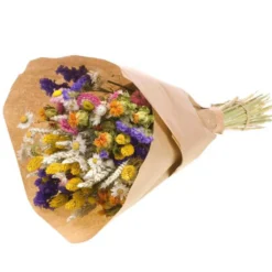 Bouquet de fleurs séchées Naturalys mix multicolore XL - Ø 25/30 x H 50 cm