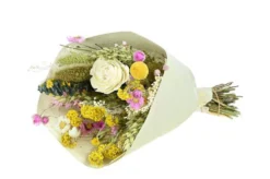 Bouquet de fleurs séchées Naturalys Trendy couleurs mélangées - Ø 25/30 x H 50 cm