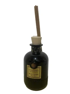 Bouquet parfumé noir Collines de Provence Fleurs & Ecorces rose noire - 200 ml