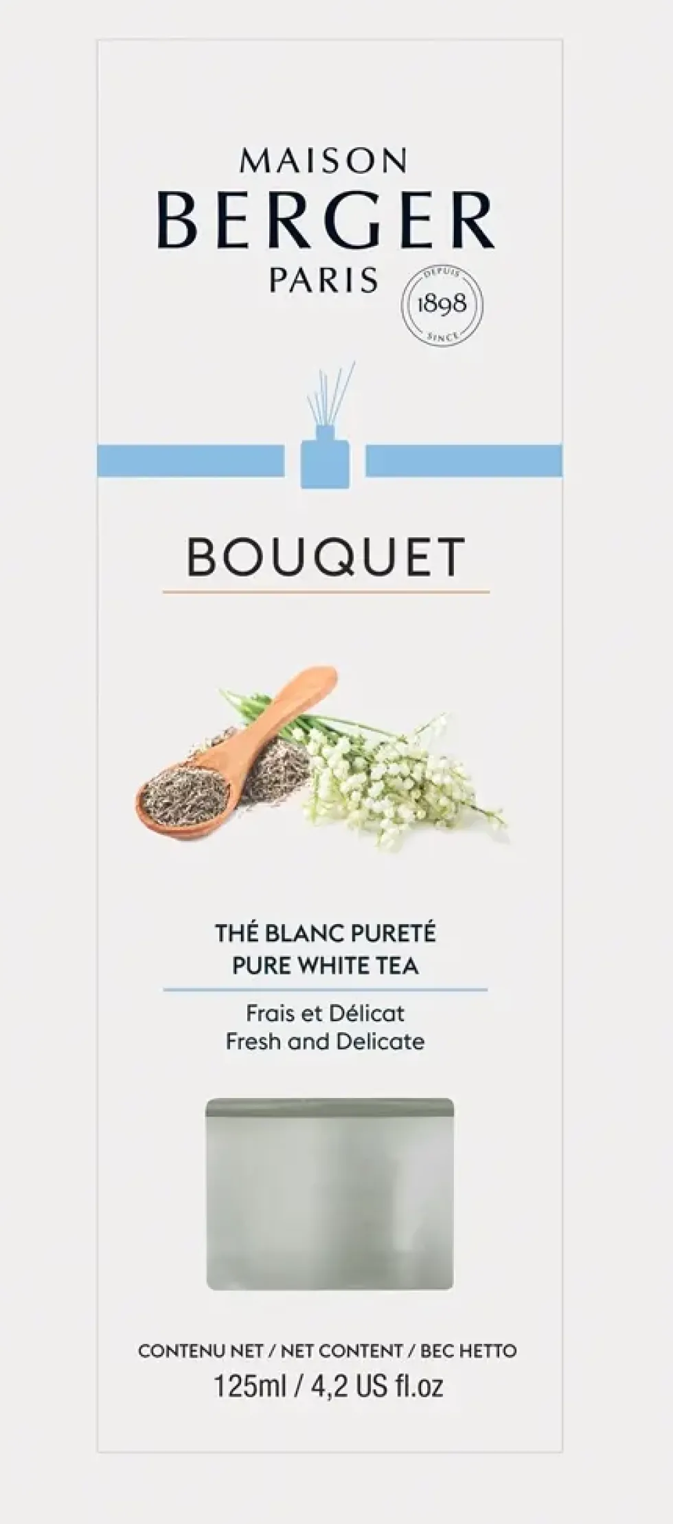 Bouquet parfumé senteur thé blanc Maison Berger - 125 ml