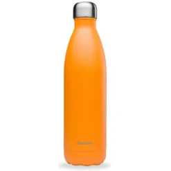 Bouteille isotherme coloris orange inox pop Qwetch - 750 ml