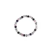 Bracelet améthyste cristal quartz rose 6mm