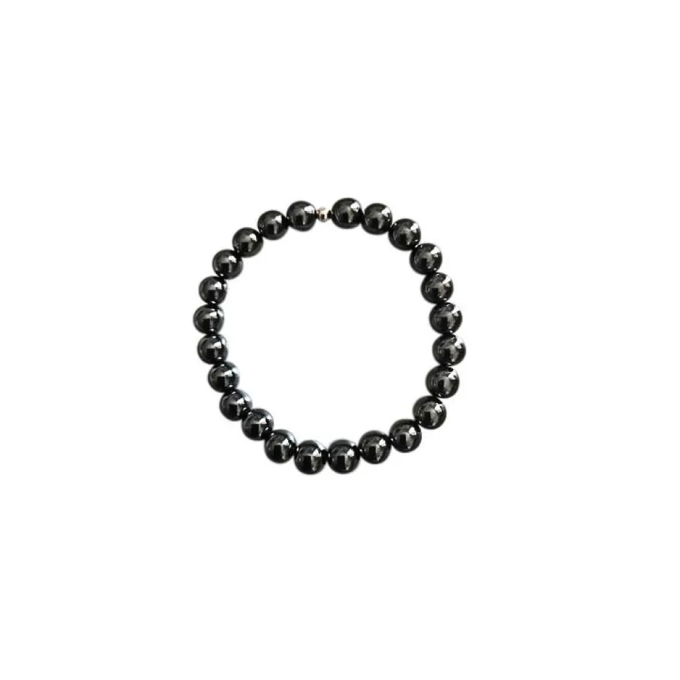 Bracelet hématite 6mm