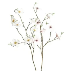 Branche artificielle de cornouiller coloris rose - 75 cm
