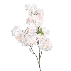 Branche de cerisier coloris beige - 106 cm