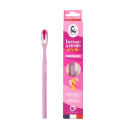 Brosse à dents rechargeable extra-souple coloris lilas Lamazuna