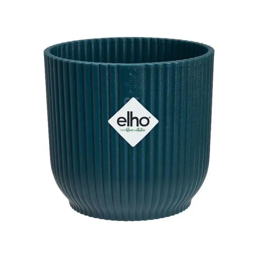 Cache-pot bleu foncé Elho Vibes Fold Mini - Ø 7 cm