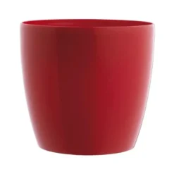 Cache pot 16cm Brussel Diamant Elho rouge