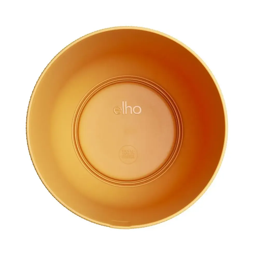 Cache-pot coloris jaune Jazz Elho - Ø 23 cm