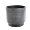 Cache-pot coloris noir Madeira - Ø 22 x H 20 cm