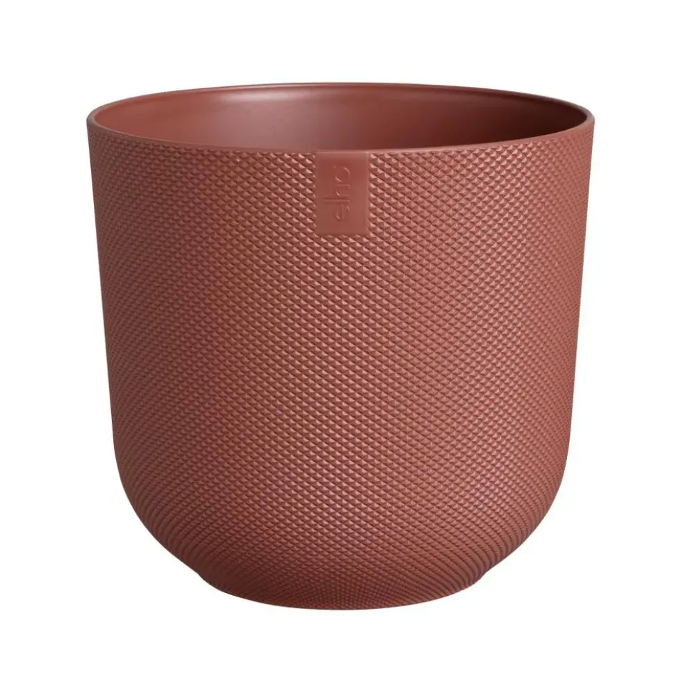 Cache-pot coloris rouge Jazz Elho - Ø 23 cm