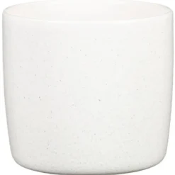 Cache-pot en céramique blanc Scheurich 900 Perla - Ø 18 cm