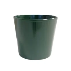 Cache-pot en céramique coloris vert Fresh VE19 - Ø 19,5 x H 17 cm