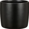 Cache-pot en céramique noir Scheurich 900 Ebano - Ø 21 cm