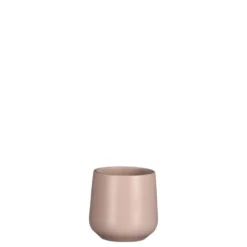 Cache-pot en céramique rose Mica Décorations Amber - Ø 8 cm