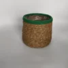 Cache-pot en vannerie naturelle coloris vert et beige en osier - Ø 19 cm