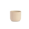 Cache-pot en zinc coloris beige Jasta – Ø 13 x H 12,5 cm