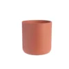 Cache-pot en zinc coloris terracotta Jasta T1 - Ø 22 x H 21,5 cm