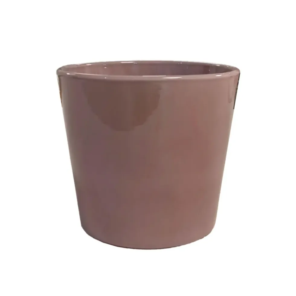 Cache-pot Fresh coloris rose en céramique - Ø 14,5 x 12 cm