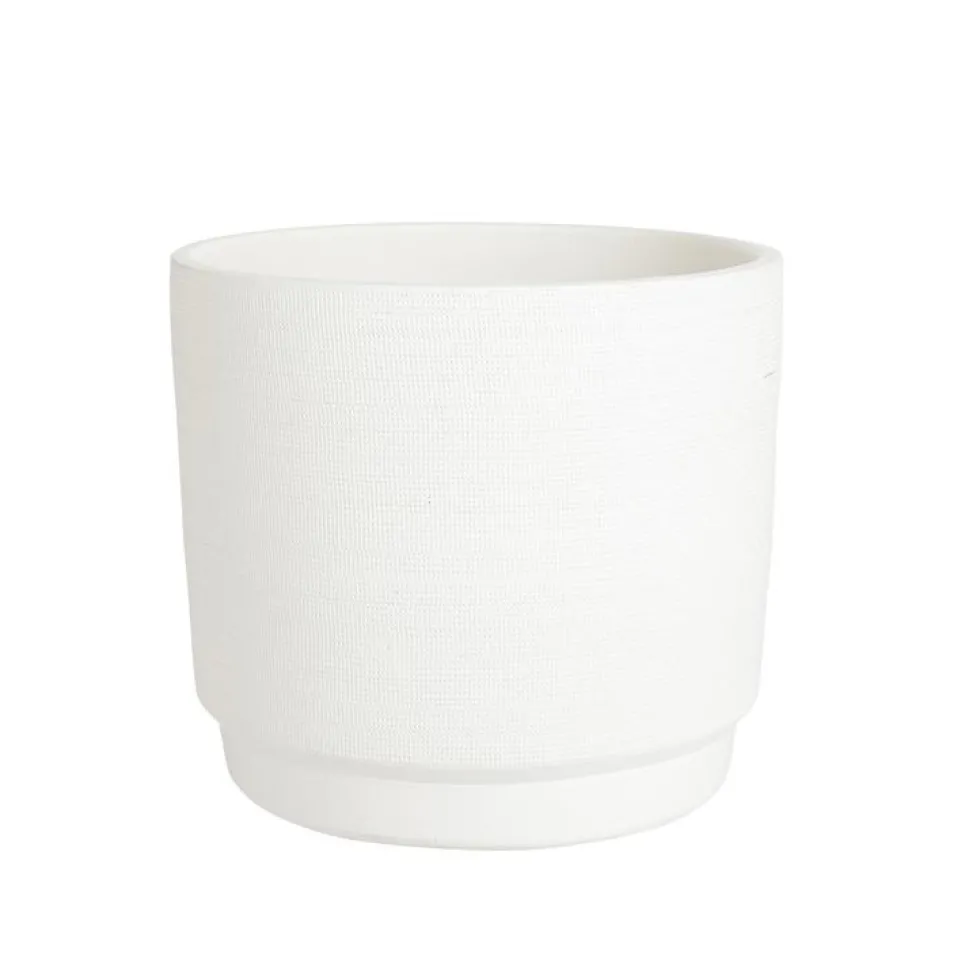 Cache-pot Madeira coloris beige - Ø 35 cm x 31 cm