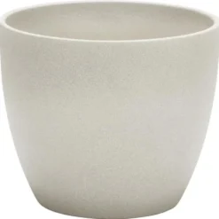 Cache-pot 920 Taupe stone Ø 11 x H 9,4 cm Céramique émaillée