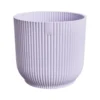 Cache-pot vibes fold coloris violet en plastique recyclé Elho - Ø 9 cm