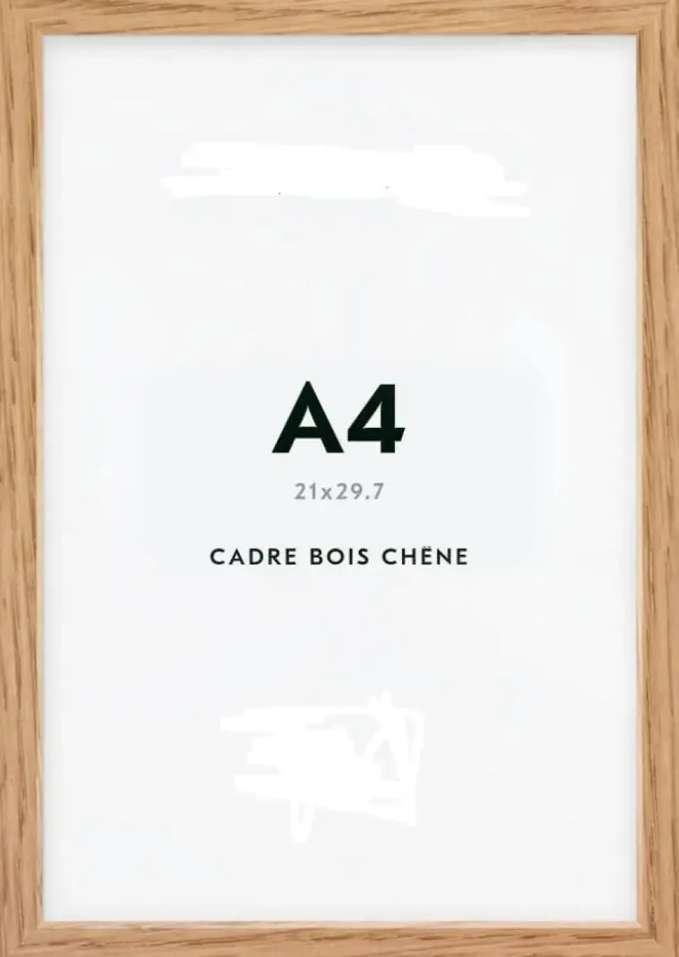 Cadre en bois de chêne - 30 x 40 cm