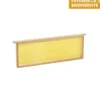 Cadre garni de cire gaufrée pour hausse de ruche 47x16x2,5