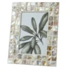 Cadre photo en capiz blanc - 16,5 x 21,5 cm