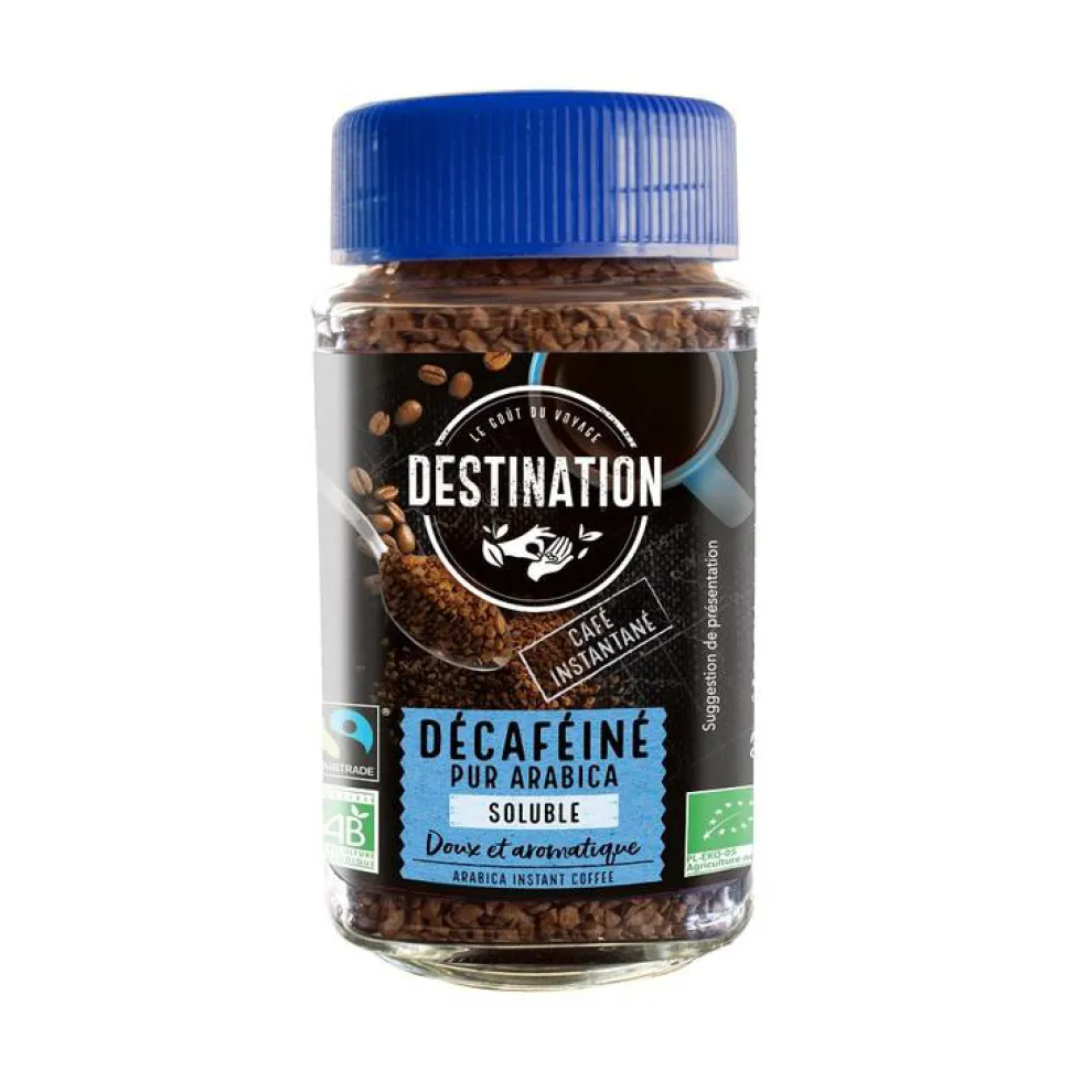 Café instantané lyophilisé déca bio 100g