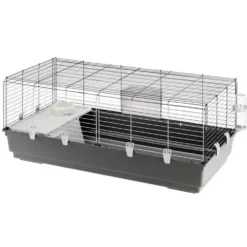 Cage à lapin rectangulaire Rabbit 120 - 118 x 59 x 52 cm