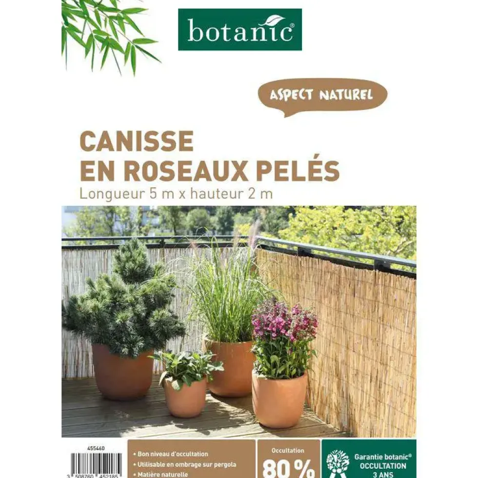 Canisse en roseaux fendus botanic® - H 200 cm x 5 m
