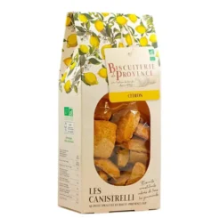 Canistrelli au citron bio Biscuiterie de Provence - 180 g