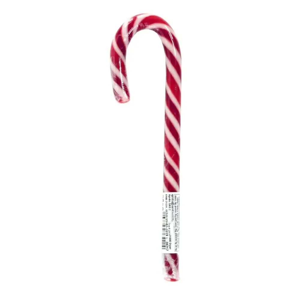 Canne sucre d'orge arôme fraise Apidis - 28 g
