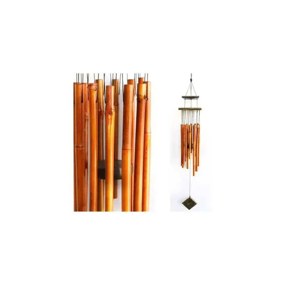 Carillon bambou pagode, 83x12 cm