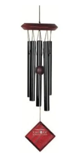 Carillon en aluminium noir Vitis in Situ Mars - 43 cm
