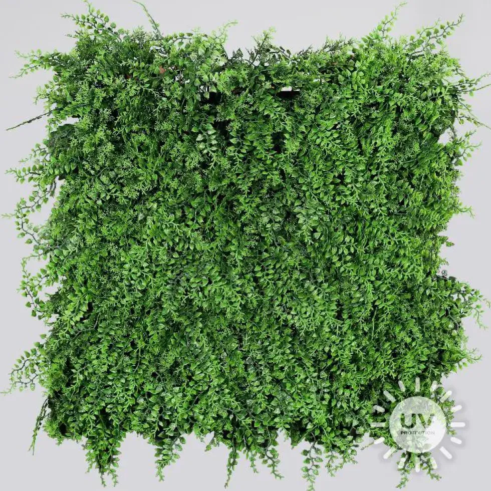 Carré de verdure mural coloris vert - 50 x 50 cm